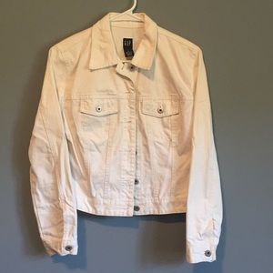 Gap White Denim/Jean Jacket